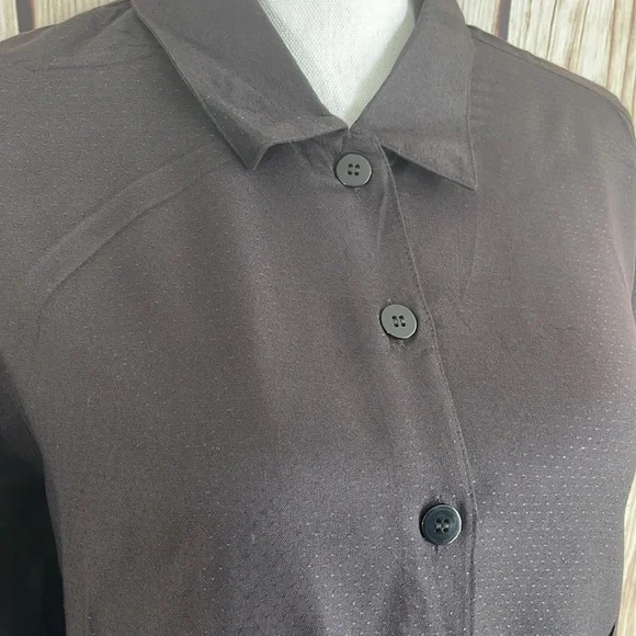 April Cornell Black Loose-fit Button Down Small - Picture 3 of 9